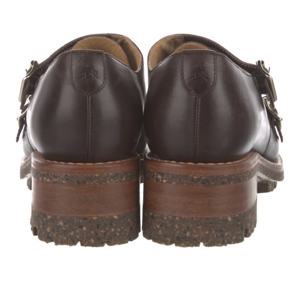 The Office of Angela Scott - Brown Double Monk Strap Loafers - 39.5 - Picture 3 of 4